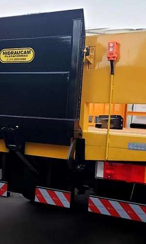 Plataforma elevatória cargas veiculares para cilindros de gases Plataforma elevatória cargas veiculares para cilindros de gases